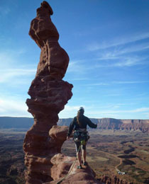 Half-Day/ One Day Guided Rock Climbing at Fisher Towers / Ancient Art in Moab Utah Rock Climbing at Fisher Towers / Ancient Art in Moab Utah