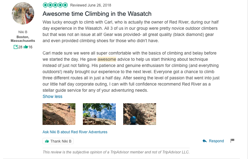 Top Half-Day, Full-Day, & Multi-Pitch Guided Rock Climbing for Beginners and Experts at Red River Adventures Read Our Review on 1/2 Day Guided Rock Climbing at Red River Adventures