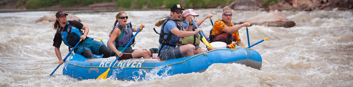 Moab river rafting with Red River Adventures - White waterrafting in Moab - Scenic whitewater river rafting in Utah Whitewater rafting Utah photo - Red River Adventures Moab Utah